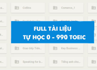 TỰ HỌC TOEIC ĐÚNG SÁCH