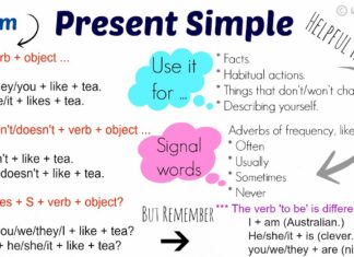 Present Simple tense (thì hiện tại đơn) & bài tập có đáp án Present simple tense