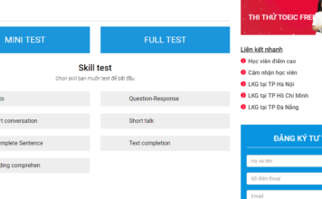 5 KÊNH THI THỬ TOEIC ONLINE MIỄN PHÍ VÀ TỐT NHẤT